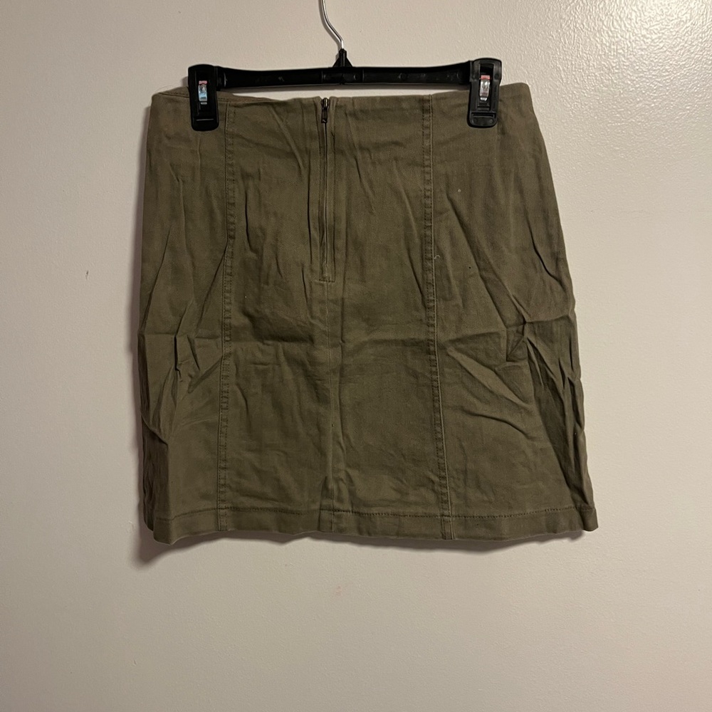 Green skirt